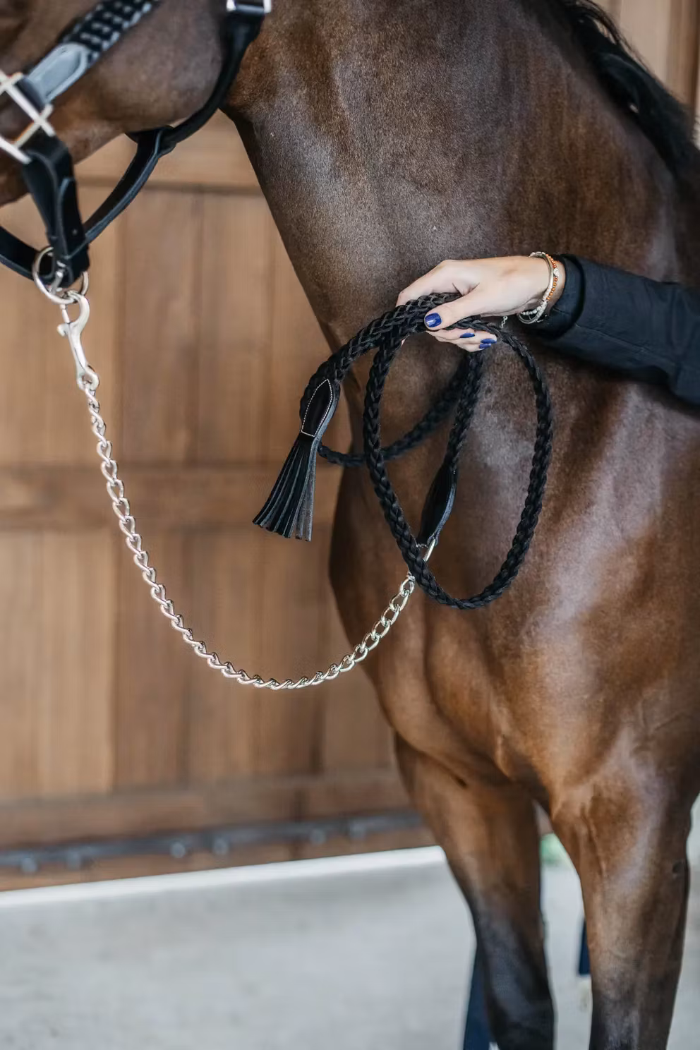Dyon Flätat grimskaft med kedja