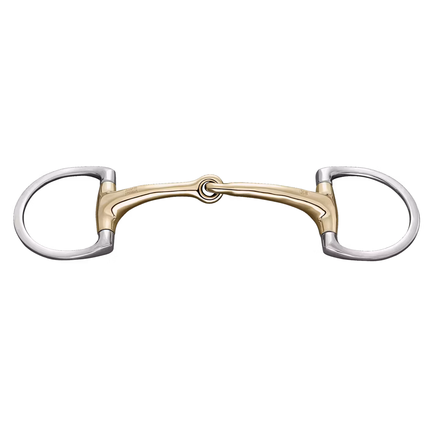 Dynamic RS Eggbutt bit with D-shaped rings 16 mm single jointed