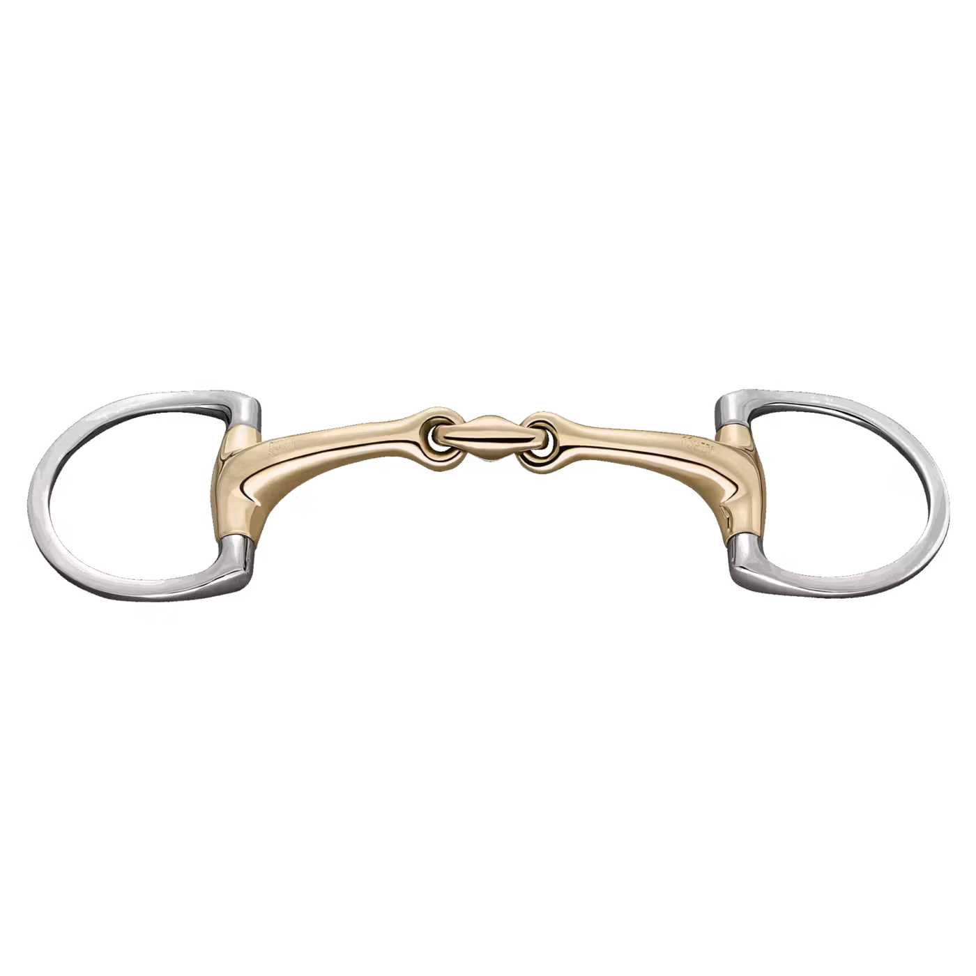 Dynamic RS Eggbutt bit with D-shaped rings 16 mm double jointed