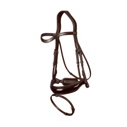 Dyon Dressyrträns lackad pullbacknosgrimma DR