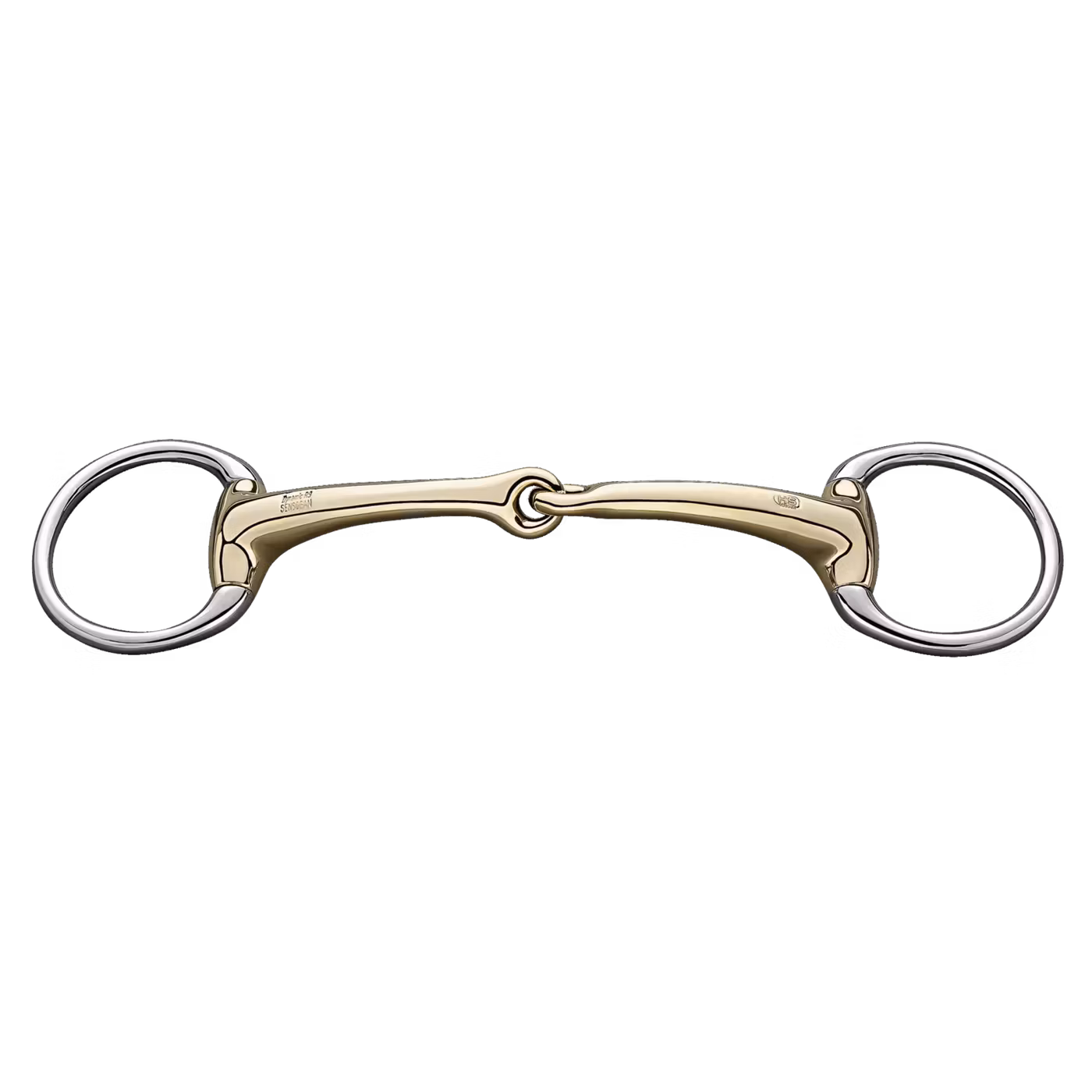 Dynamic RS Eggbutt bradoon 14 mm single jointed - Sensogan