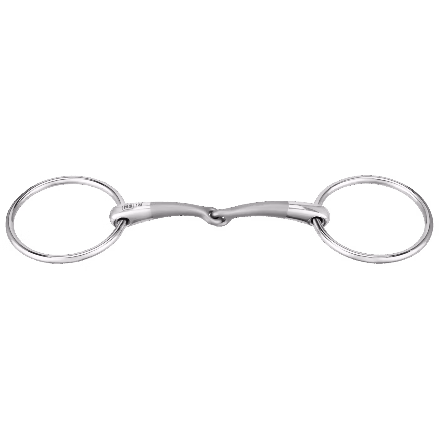 SATINOX loose ring snaffle 14 mm single jointed - Stainless steel
