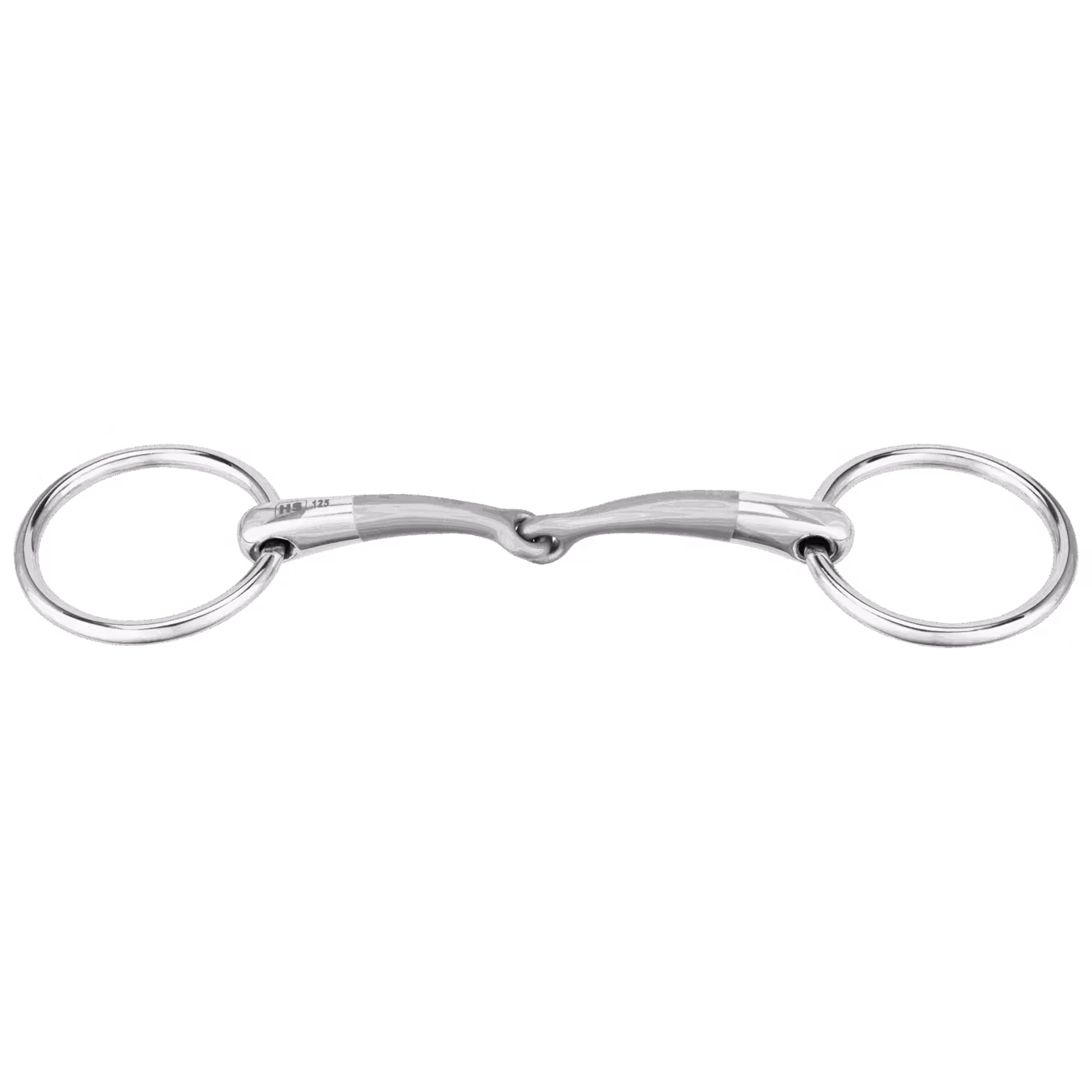 SATINOX bradoon 12 mm single jointed - Stainless steel