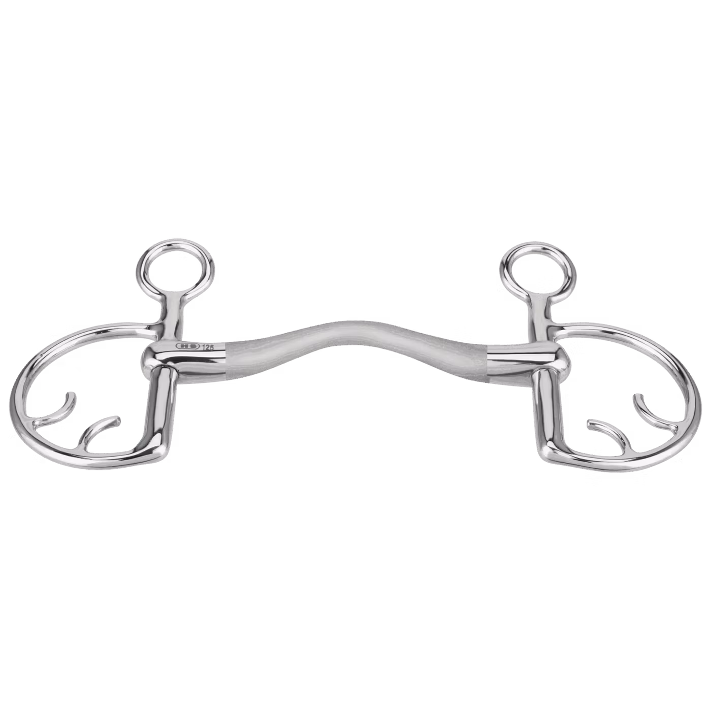 SATINOX CM Kimblehook Mullen Mouth 14 mm - Stainless steel