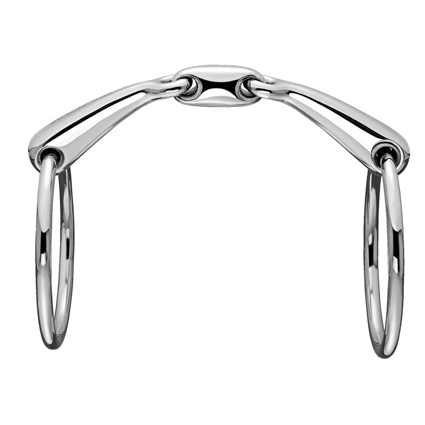 MAX-Control bradoon 12 mm with locking mechanism - Stainless steel