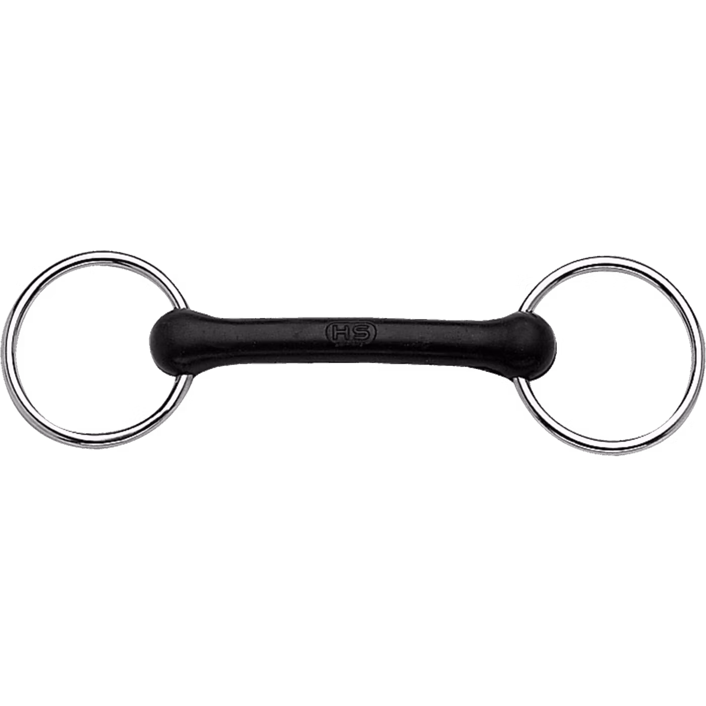 Rubber Mullen Mouth bit 20 mm straight and flexible mouthpiece - HS-stainless steel