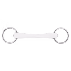 Nathe Standard snaffle 20 mm with flexible Mullen Mouth