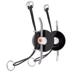 Nathe Full Cheek Gag bit 20 mm with flexible Mullen Mouth