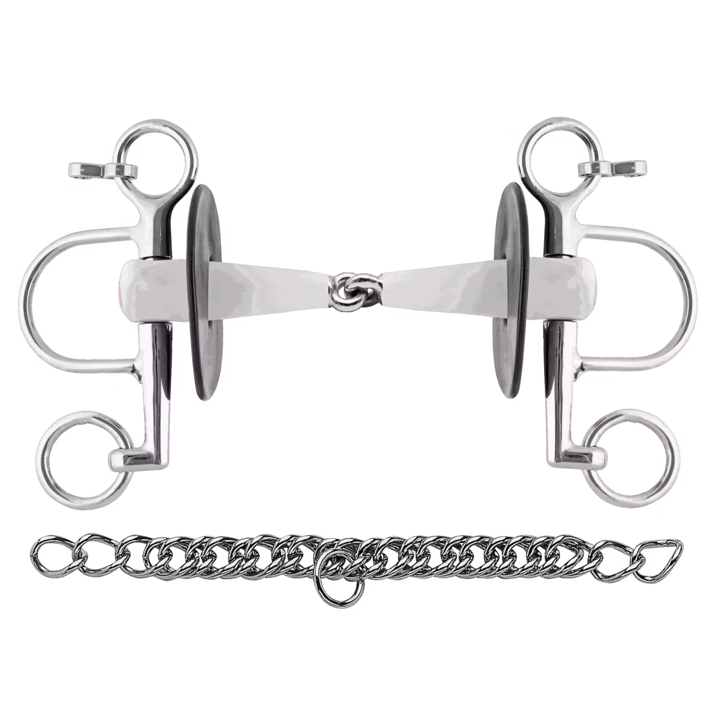 Nathe Pelham 18 mm single jointed with short cheeks