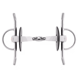 Nathe Full Cheek snaffle 18 mm double jointed