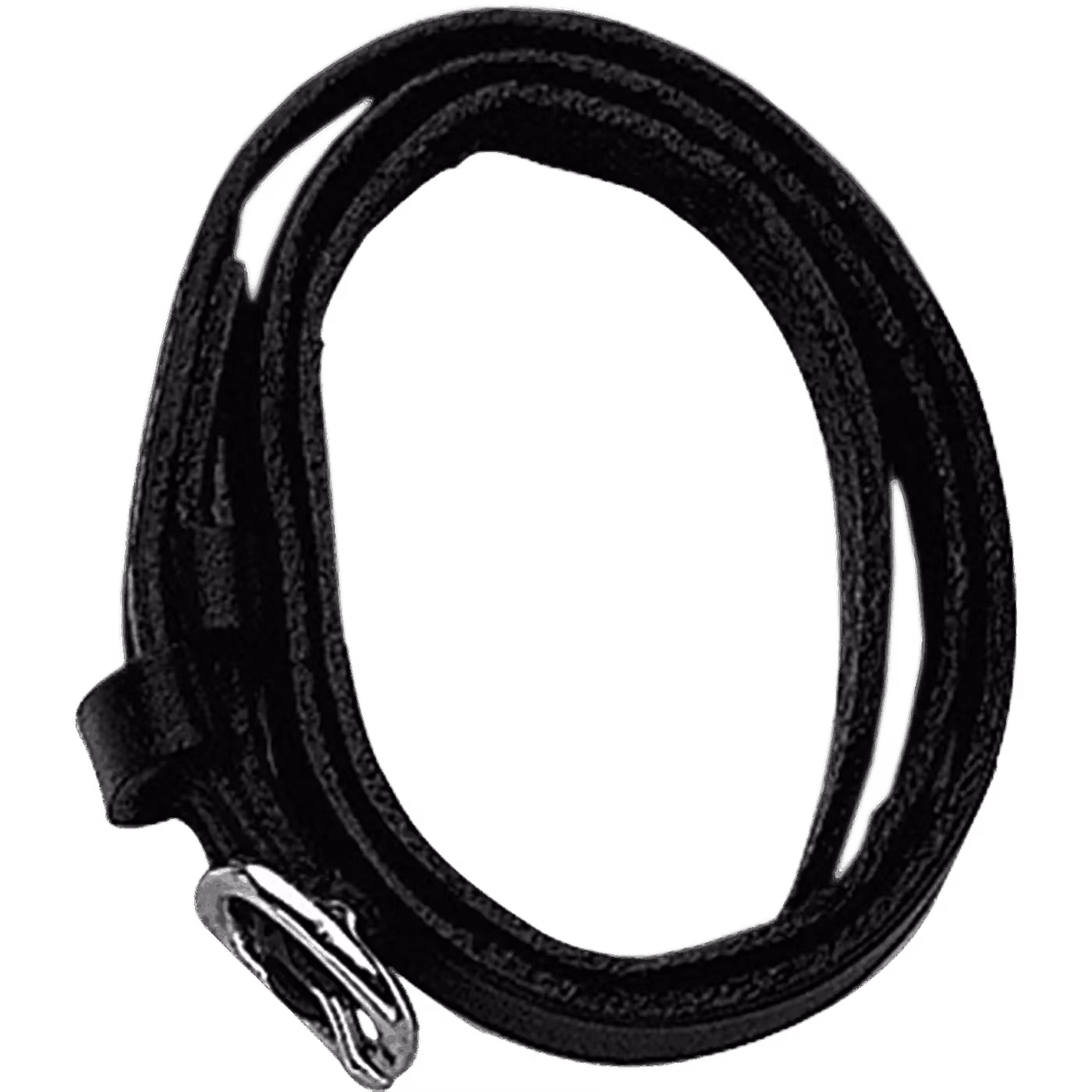 KK leather curb strap 59 cm black