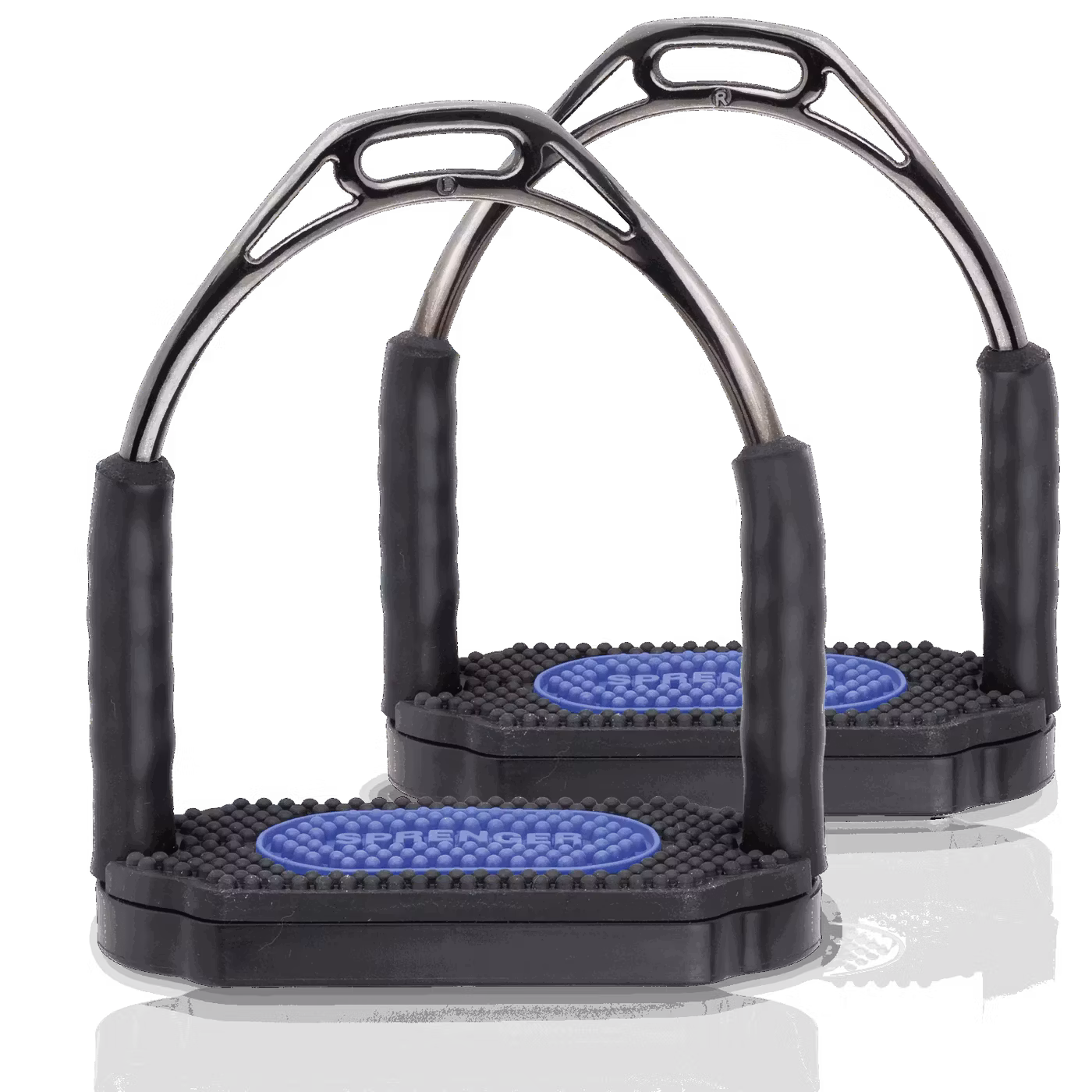 Bow Balance Stirrups - Stainless steel anthracite