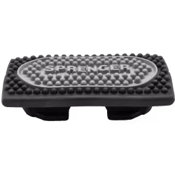 Stirrup pads for Flexcite Stirrups - Rubber black / silver