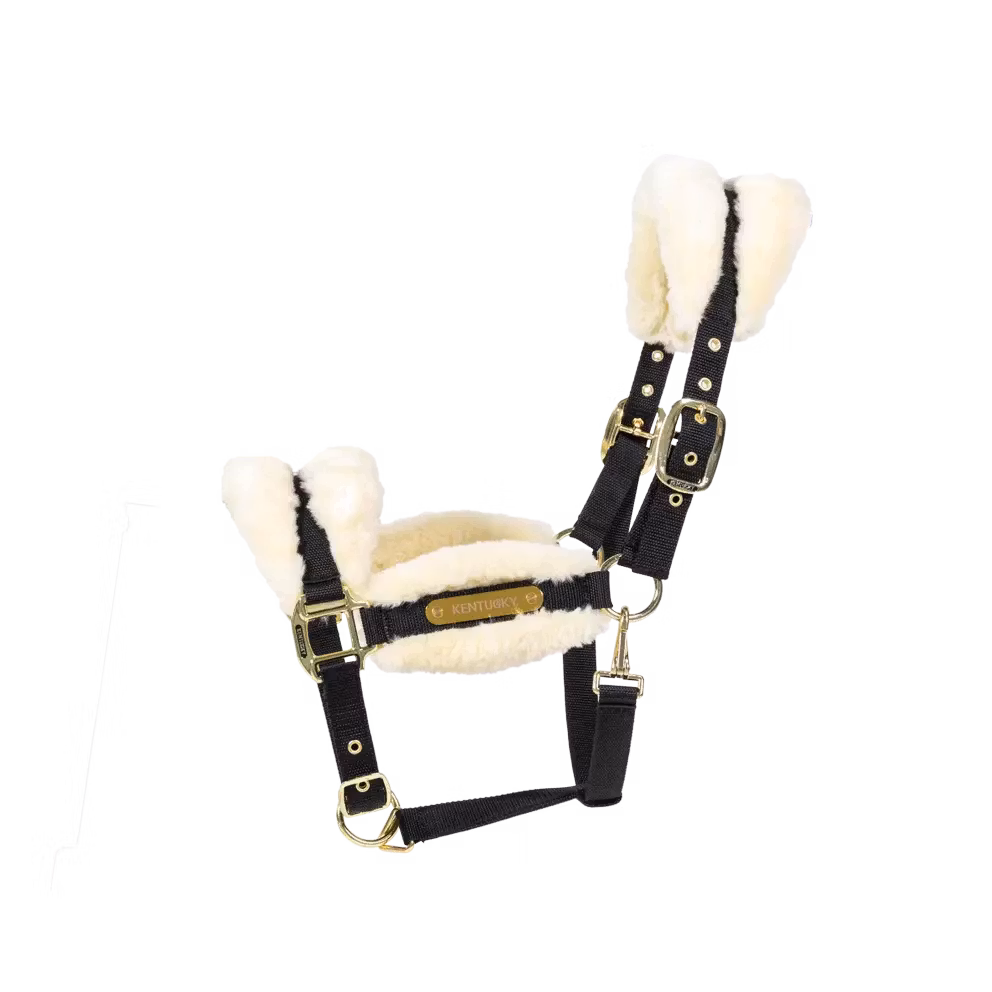 Kentucky Nylon Sheepskin Halter Soft