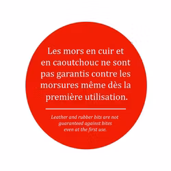 JumpIn Small cheek round Leather Pelham bit