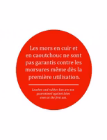 JumpIn Leather Covered Gag bit