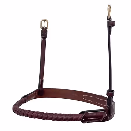 EQ Repnosgrimma läderklädd, mässing