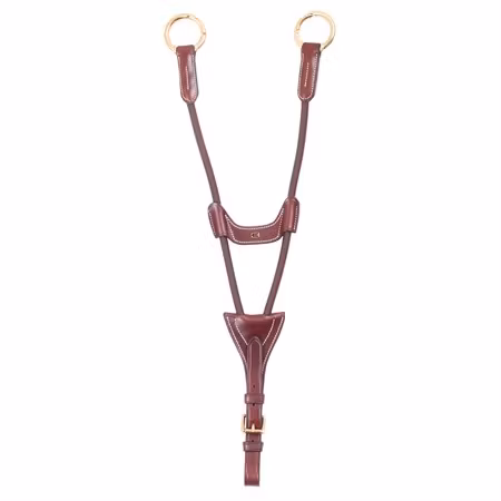 EQ Kort elastisk martingal öppningsb. ringar mässing