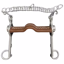 JumpIn Flat reclining cannon Pelham bit leather covered Sam Marsh