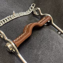 JumpIn Flat reclining cannon Pelham bit leather covered Sam Marsh