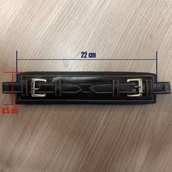 JumpIn Full cheek leather Hackamore rectangle nose