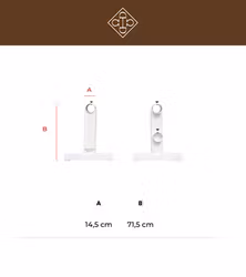 Grooming Deluxe Aluminiumn T Cavaletti set of 2