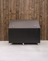 Grooming Deluxe Aluminium Horse Feed Bin With Wheels