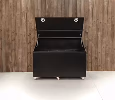 Grooming Deluxe Aluminium Horse Feed Bin With Wheels