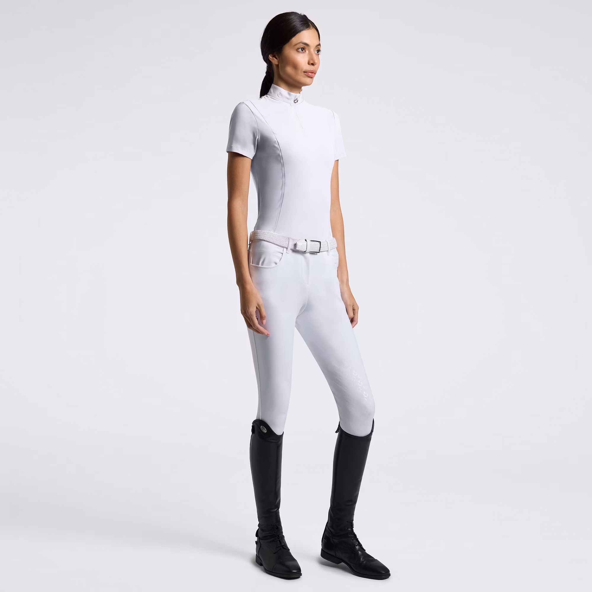 Cavalleria Toscana S/S Insert Mesh Competition Shirt