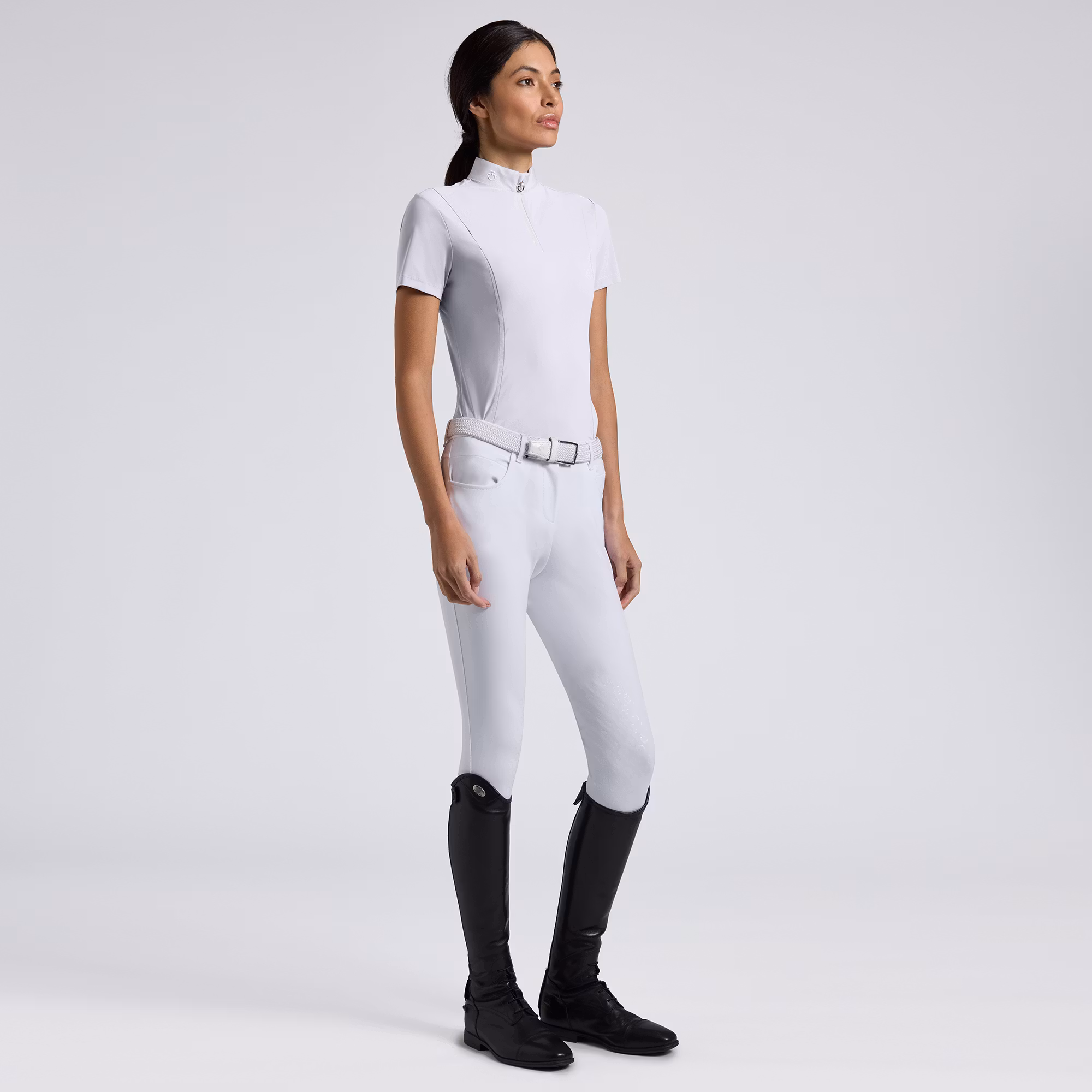 Cavalleria Toscana S/S Insert Mesh Competition Shirt