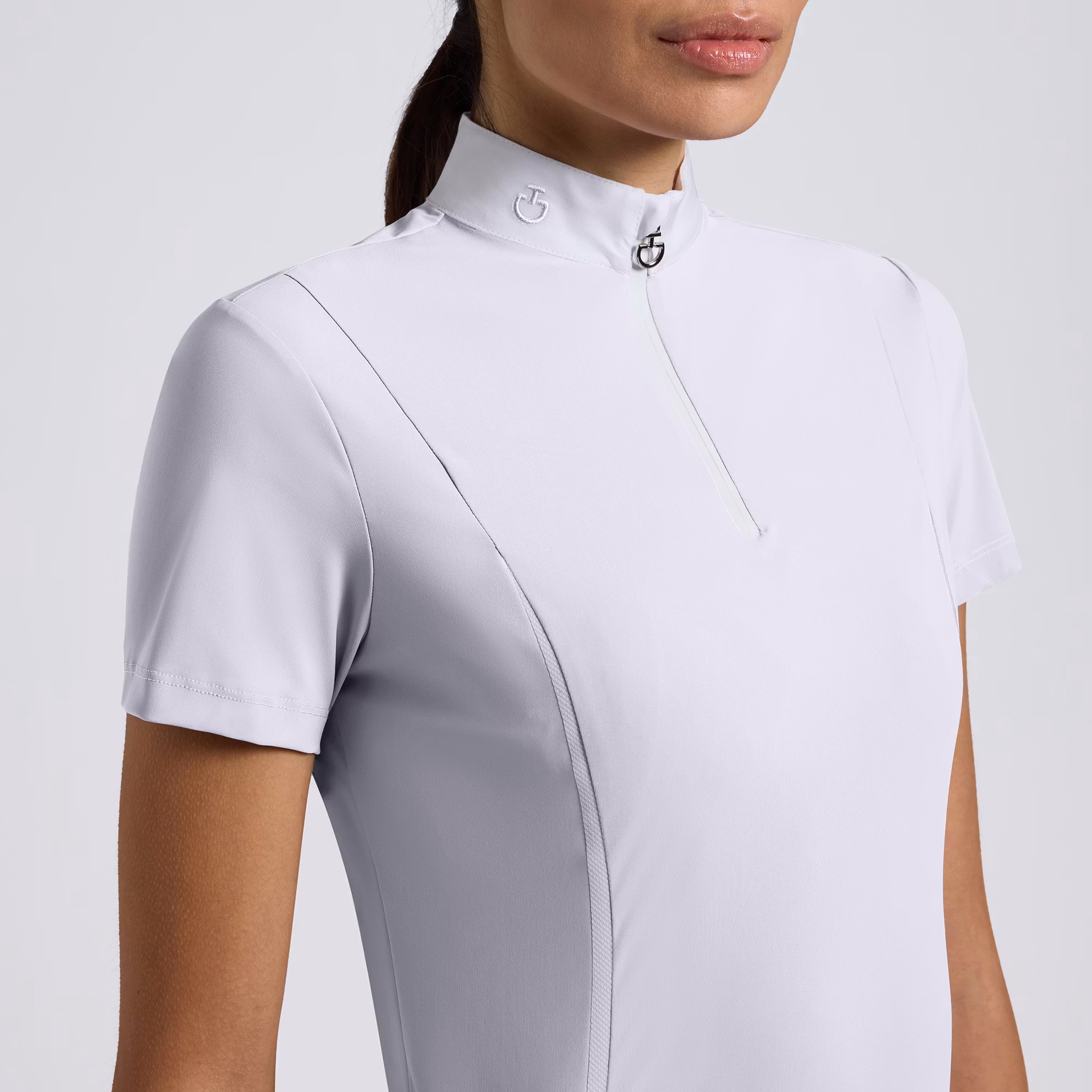 Cavalleria Toscana S/S Insert Mesh Competition Shirt