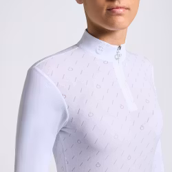 Cavalleria Toscana L/S Jaquard Competition Shirt