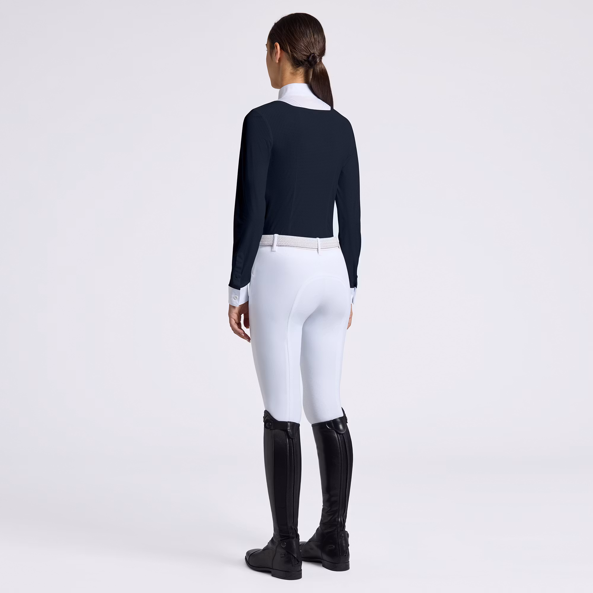 Cavalleria Toscana  L/S Jersey Competition Shirt w/Bib