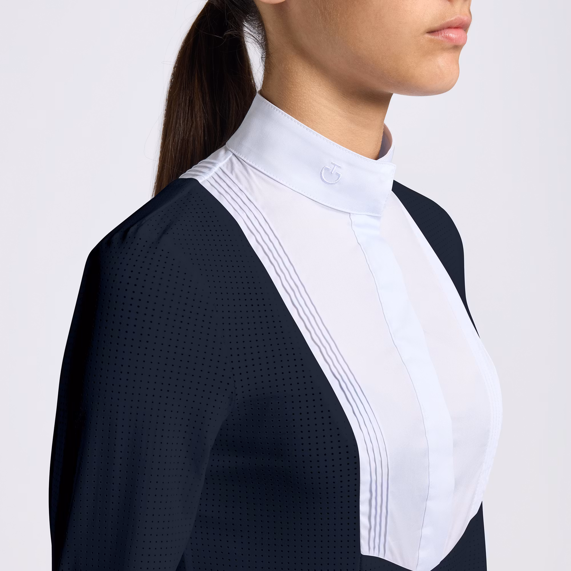 Cavalleria Toscana  L/S Jersey Competition Shirt w/Bib