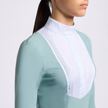 Cavalleria Toscana  L/S Jersey Competition Shirt w/Bib