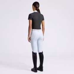 Cavalleria Toscana Perforated Jersey Inserts S/S Competition Shirt