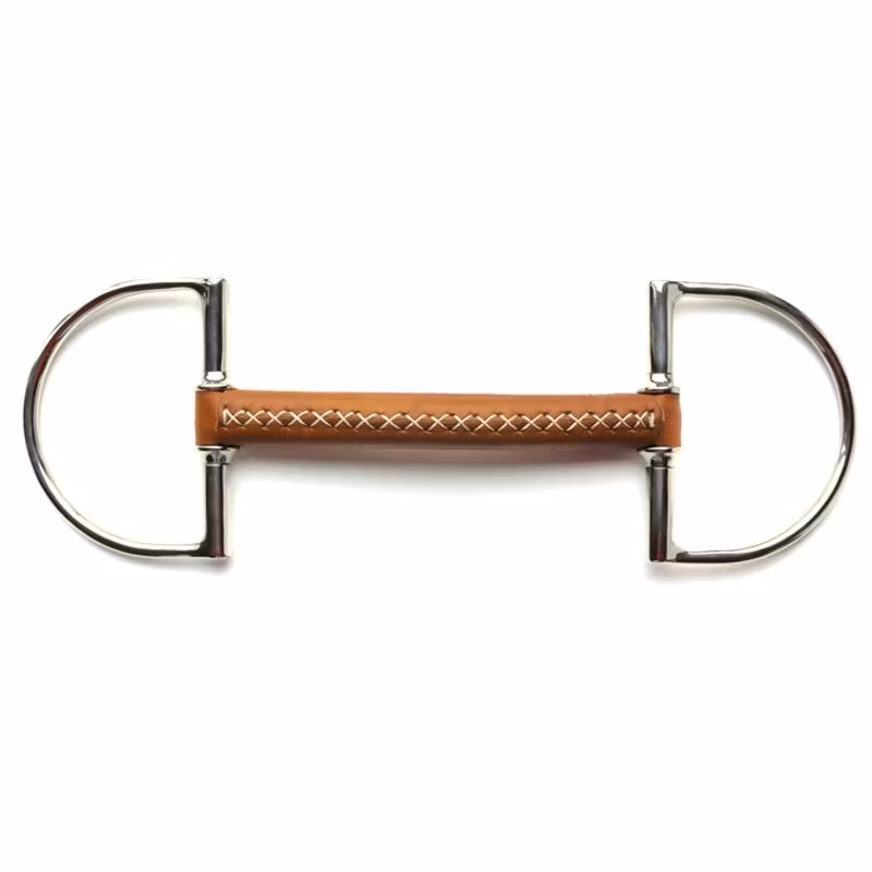 JumpIn US round leather D ring bit