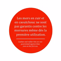 JumpIn Leather Covered beval bit