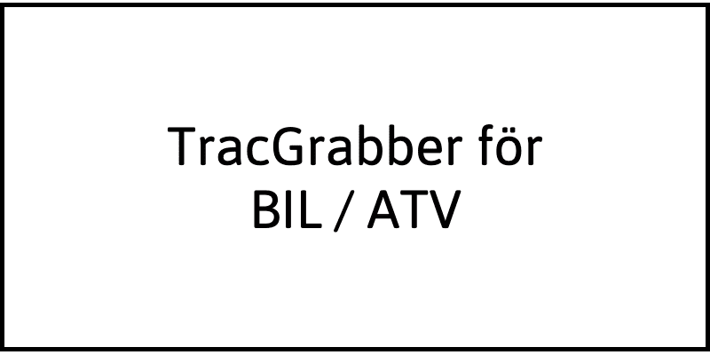 Till personbil, ATV, husbil - TracGrabber