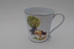 Te mugg med Svart Gul tupp