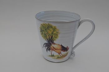 Te mugg med Svart Gul tupp