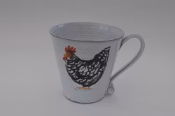 Te mugg med Svart höna
