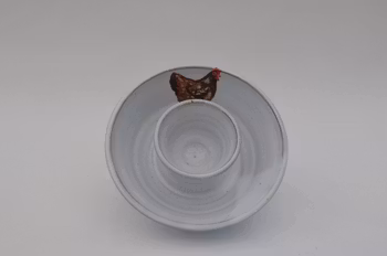 Äggkopp med Brun höna