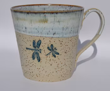 Temugg med Blå trollsländor