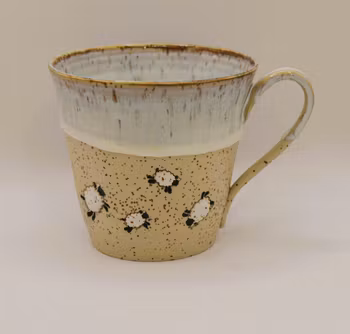 Temugg med får som skuttar