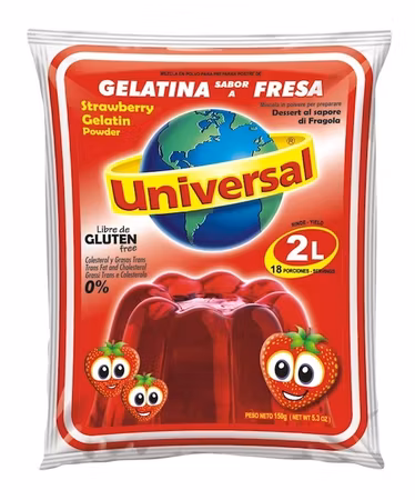 Gelatina CalNort GF "Fresa" Jordgubb