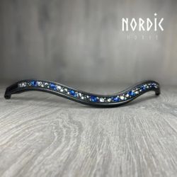 Pannband med blåa stenar