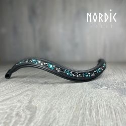 Pannband med turkos stenar