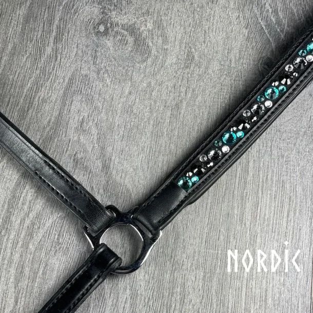 Hannoveransk nosgrimma med turkos stenar