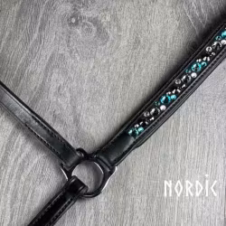 Hannoveransk nosgrimma med turkos stenar
